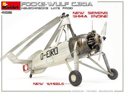 Focke-wulf Fw C.30a Heuschrecke niemiecki wiatrakowiec późny - zdjęcie 19