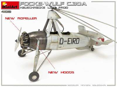 Focke-wulf Fw C.30a Heuschrecke niemiecki wiatrakowiec późny - zdjęcie 20