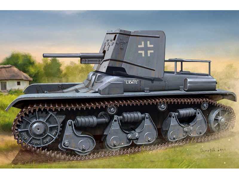 German 3.7cm Pak 35/36 Auf Pz.Kpfw 35r(F) - zdjęcie 1 German 3.7cm Pak 35/36 Auf Pz.Kpfw 35r(F) - zdjęcie 1