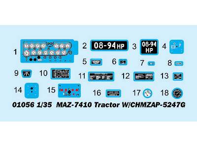 Maz-7410 Tractor W/chmzap-5247g - zdjęcie 3