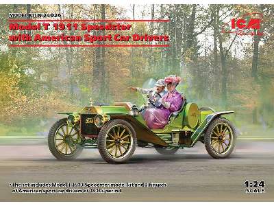 Ford T 1913 Speedster z amerykańskimi kierowcami sportowymi - zdjęcie 1