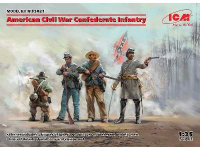 Wojna Secesyjna - piechota konfederatów - zdjęcie 1