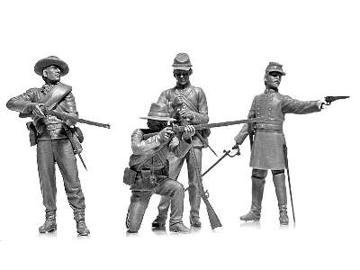 Wojna Secesyjna - piechota konfederatów - zdjęcie 4