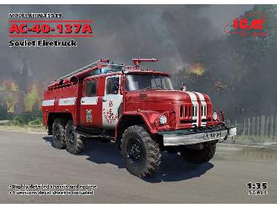 AC-40-137A - sowiecki wóz strażacki - zdjęcie 1