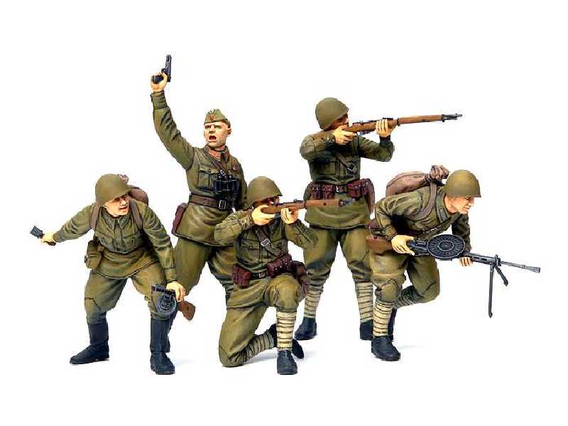 Figurki Russian Assault Infantry - 1941-1942 - zdjęcie 1 Figurki Russian Assault Infantry - 1941-1942 - zdjęcie 1