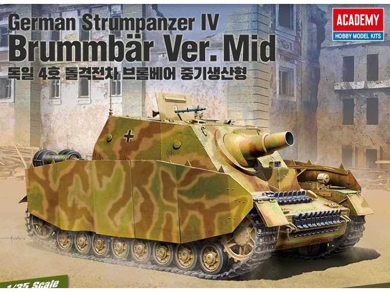 Sturmpanzer IV Brummbär niemieckie działo pancerne II W.Ś. - zdjęcie 1 Sturmpanzer IV Brummbär niemieckie działo pancerne II W.Ś. - zdjęcie 1