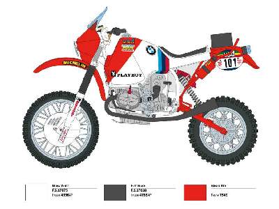 B.M.W. R80 G/S 1000 Paris Dakar 1985 - zdjęcie 4