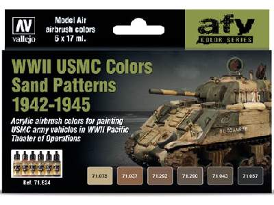 Zestaw farb Model Air II W.Ś. US Marines barwy pustynne - zdjęcie 1