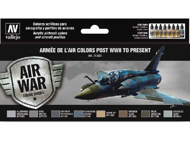 Zestaw farb Model Air Lotnictwo francuskie po II W.Ś. - zdjęcie 1 Zestaw farb Model Air Lotnictwo francuskie po II W.Ś. - zdjęcie 1