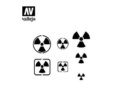 Radioactivity Signs - szablon - zdjęcie 2