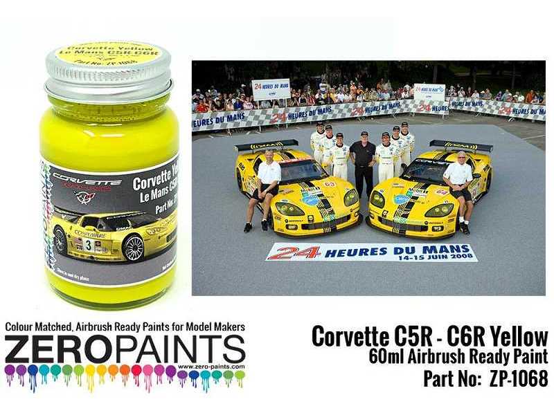 1068 Yellow Paint For Corvettes C5r-c6r - zdjęcie 1