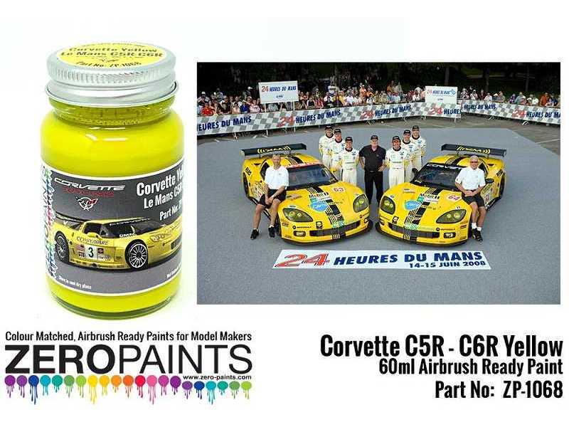1068 Yellow Paint For Corvettes C5r-c6r - zdjęcie 1 1068 Yellow Paint For Corvettes C5r-c6r - zdjęcie 1