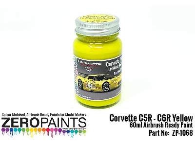 1068 Yellow Paint For Corvettes C5r-c6r - zdjęcie 2