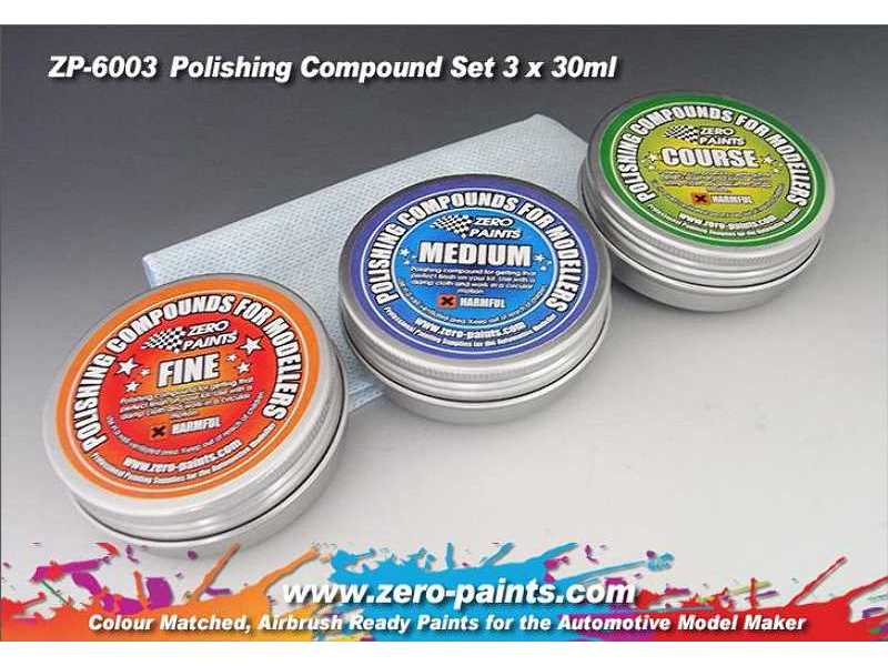 Polishing Compound Set (3 Grades + Cloth) - zdjęcie 1