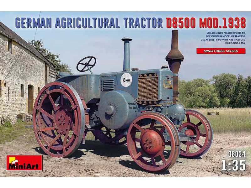 Niemiecki ciągnik rolniczy D8500 Mod. 1938 - zdjęcie 1 Niemiecki ciągnik rolniczy D8500 Mod. 1938 - zdjęcie 1