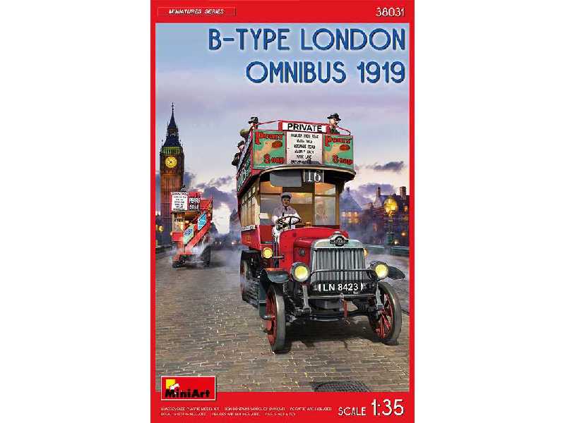 B-type London Omnibus 1919 - zdjęcie 1 B-type London Omnibus 1919 - zdjęcie 1