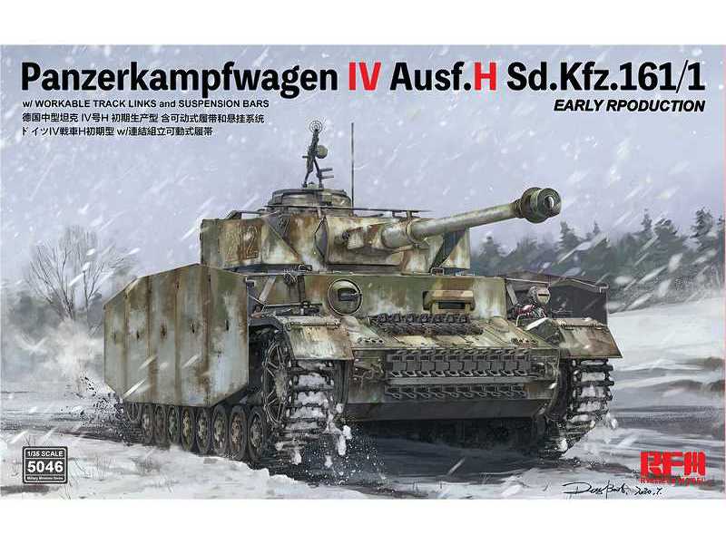 Panzerkampfwagen IV Ausf.h Sd.kfz.161/1 wczesna produkcja - zdjęcie 1