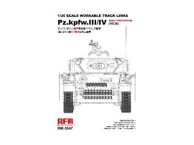 Gąsienice do Pz.Kpfw.III/IV wczesna produkcja (40cm)  - zdjęcie 2