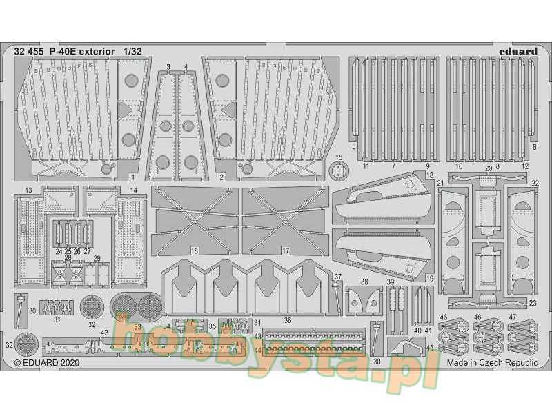 P-40E exterior 1/32 - zdjęcie 1 P-40E exterior 1/32 - zdjęcie 1