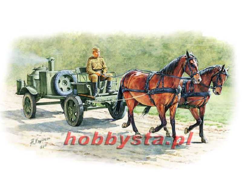 Sowiecka kuchnia polowa KP-42 - zdjęcie 1 Sowiecka kuchnia polowa KP-42 - zdjęcie 1