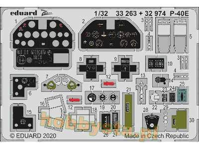 P-40E interior 1/32 - zdjęcie 1