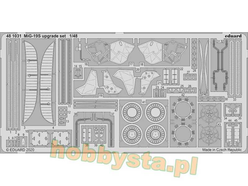 MiG-19S upgrade set 1/48 - zdjęcie 1 MiG-19S upgrade set 1/48 - zdjęcie 1