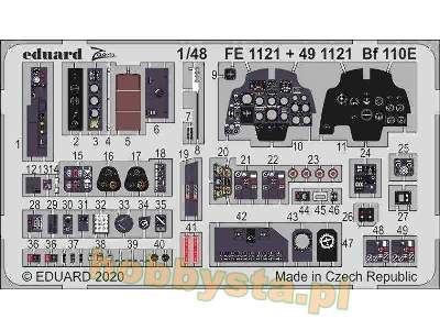 Bf 110E interior 1/48 - zdjęcie 1