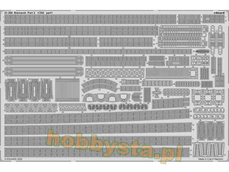 Bismarck part 2 1/350 - Trumpeter - zdjęcie 1