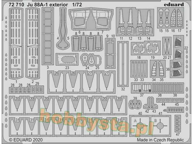 Ju 88A-1 exterior 1/72 - zdjęcie 1 Ju 88A-1 exterior 1/72 - zdjęcie 1