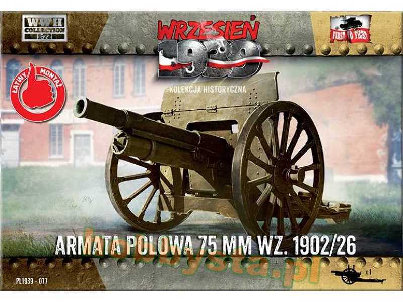 Armata polowa 75mm wz. 1902/26 - zdjęcie 1 Armata polowa 75mm wz. 1902/26 - zdjęcie 1