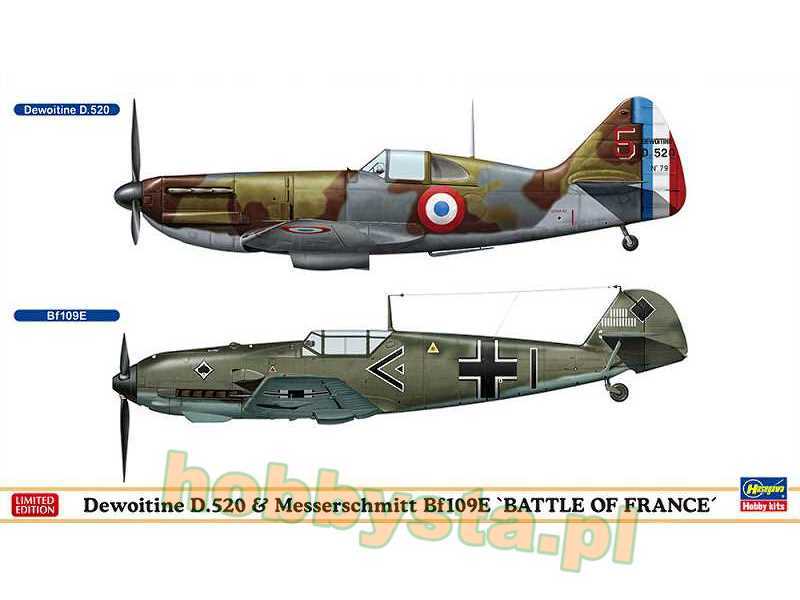 Dewoitine D.520 & Messerschmitt Bf109e 'battle Of France' - zdjęcie 1 Dewoitine D.520 & Messerschmitt Bf109e 'battle Of France' - zdjęcie 1