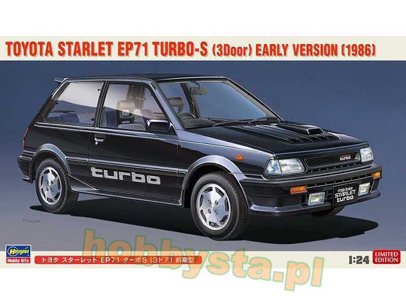 Hasegawa 20449 Toyota Starlet Ep71 Turbo-s (3door) Early Version - zdjęcie 1 Hasegawa 20449 Toyota Starlet Ep71 Turbo-s (3door) Early Version - zdjęcie 1