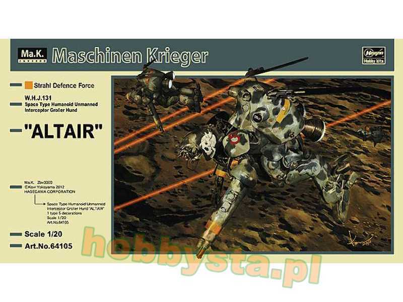 Altair W.H.J.131 Space Type Humanoid Unmanned Interceptor Grober - zdjęcie 1 Altair W.H.J.131 Space Type Humanoid Unmanned Interceptor Grober - zdjęcie 1