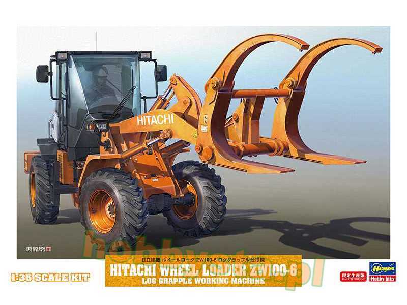 Hitachi Wheel Loader Zw100-6 Log Grapple Working Machine - zdjęcie 1
