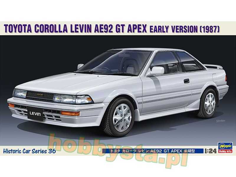 21136 Toyota Corolla Levin Ae92 Gt Apex Early Version (1987) - zdjęcie 1 21136 Toyota Corolla Levin Ae92 Gt Apex Early Version (1987) - zdjęcie 1