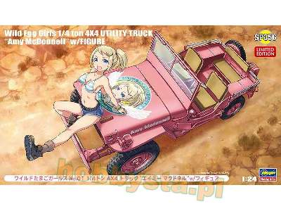 52156 Wild Egg Girls No.01 1/4 Ton 4x4 Utility Truck Amy Mcdonne - zdjęcie 1