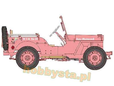 52156 Wild Egg Girls No.01 1/4 Ton 4x4 Utility Truck Amy Mcdonne - zdjęcie 2