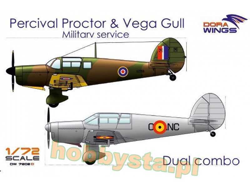 Percival Proctor & Vega Gull (Military Service) (2in1) - zdjęcie 1 Percival Proctor & Vega Gull (Military Service) (2in1) - zdjęcie 1