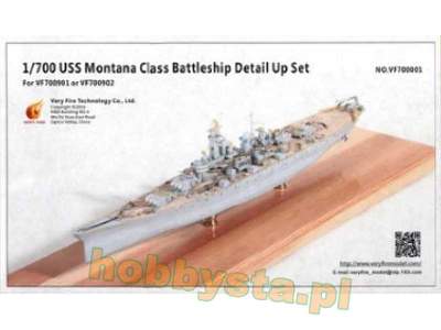 USS Montana Class Battleship Detail Up Set - 700901, 700903 - zdjęcie 1