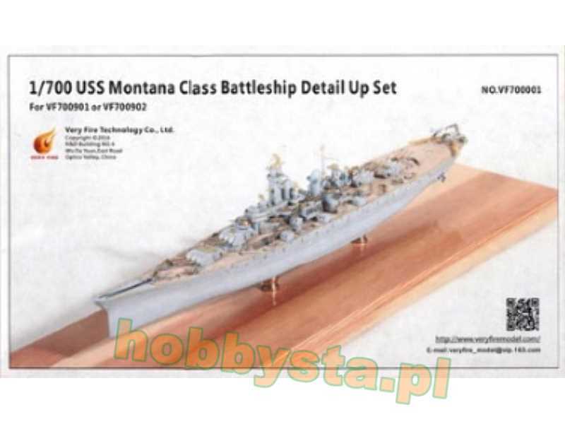 USS Montana Class Battleship Detail Up Set - 700901, 700903 - zdjęcie 1