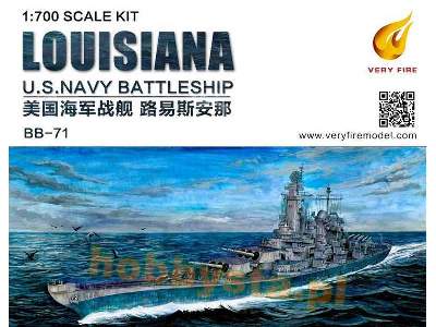 U.S. Navy Battleship USS Louisiana Bb-71 Kit - zdjęcie 1