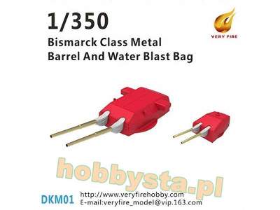 Bismarck Class Metal Barrel And Water Blast Bag - zdjęcie 1
