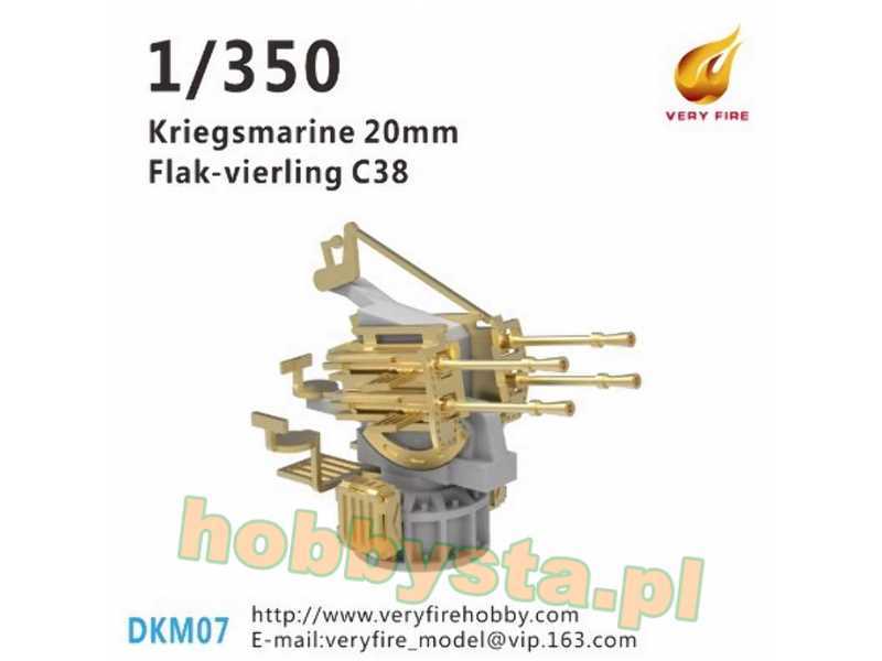 Kriegsmarine 20mm Flak-vierling C38 (4 Sets) - zdjęcie 1 Kriegsmarine 20mm Flak-vierling C38 (4 Sets) - zdjęcie 1