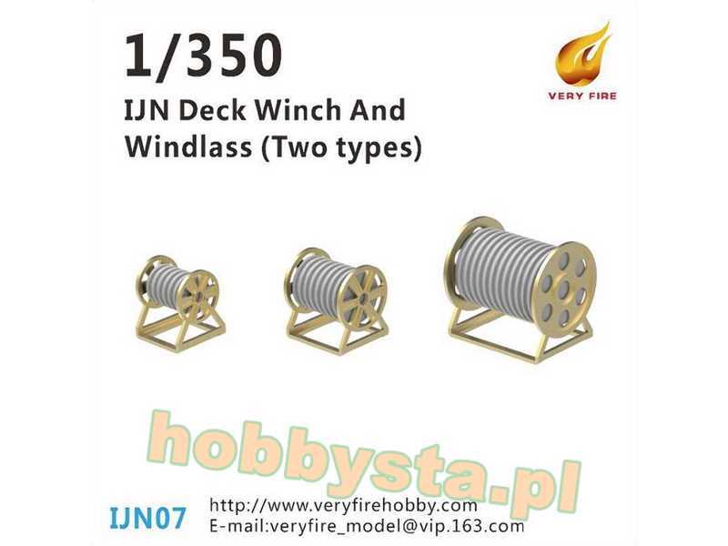 IJN Deck Winch And Windlass (3 Types, 30 Sets) - zdjęcie 1 IJN Deck Winch And Windlass (3 Types, 30 Sets) - zdjęcie 1