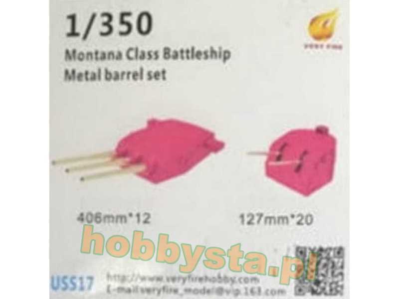 Montana Class Battleship Metal Barrel Set - zdjęcie 1 Montana Class Battleship Metal Barrel Set - zdjęcie 1