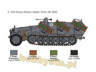 Sd. Kfz. 251/1 Wurfrahmen Stuka zu Fuss - zdjęcie 6