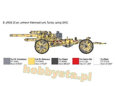 Haubica polowa 15 cm  / 10,5 cm armata polowa z obsługą. - zdjęcie 5