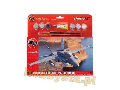 Large Starter Set - McDonnell Douglas F-18A Hornet - zdjęcie 1