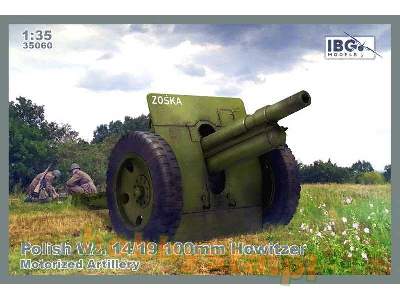 Polska haubica Wz. 14/19 100mm - artyleria zmotoryzowana - zdjęcie 1