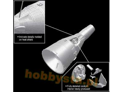 Statek kosmiczny Gemini + kosomonauta - zdjęcie 3